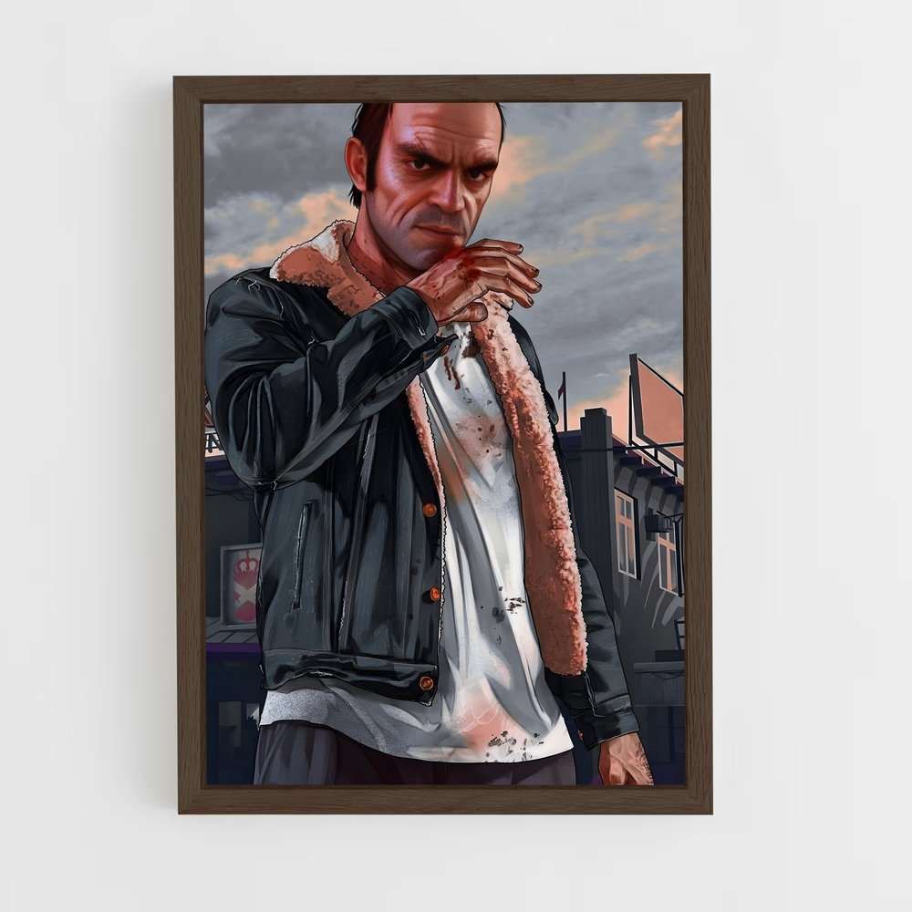 Poster Voleur de Style – affiche GTA V (vue 5)